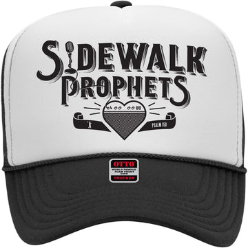 SWP Logo Trucker Hat Black/White