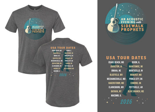 2026 SUMMER Acoustic Tour Tee