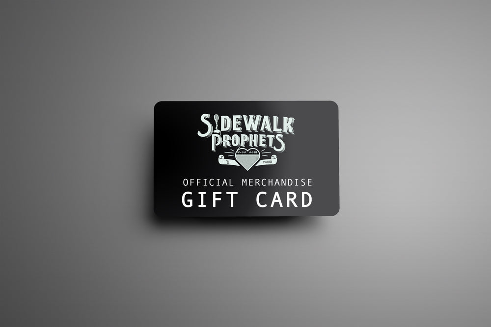 Sidewalk Prophets Official Merchandise Gift Card